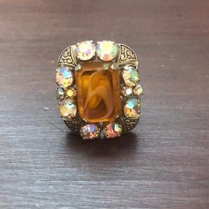 Antique vintage stone ring